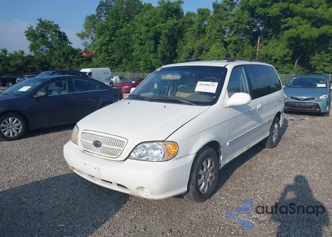 2005 Kia Sedona Ex/Lx из США, поврежденный, VIN KNDUP132056685525